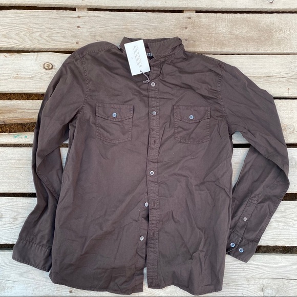 Alesbury Other - NWT Alesbury Men's brown long sleeves shirts